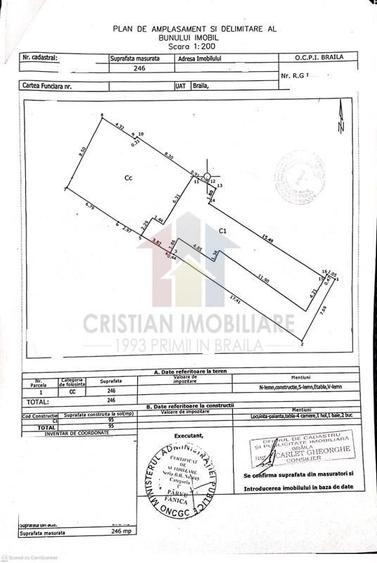 Casă cu 4 camere cu Teren 246 Mp în Buzaului