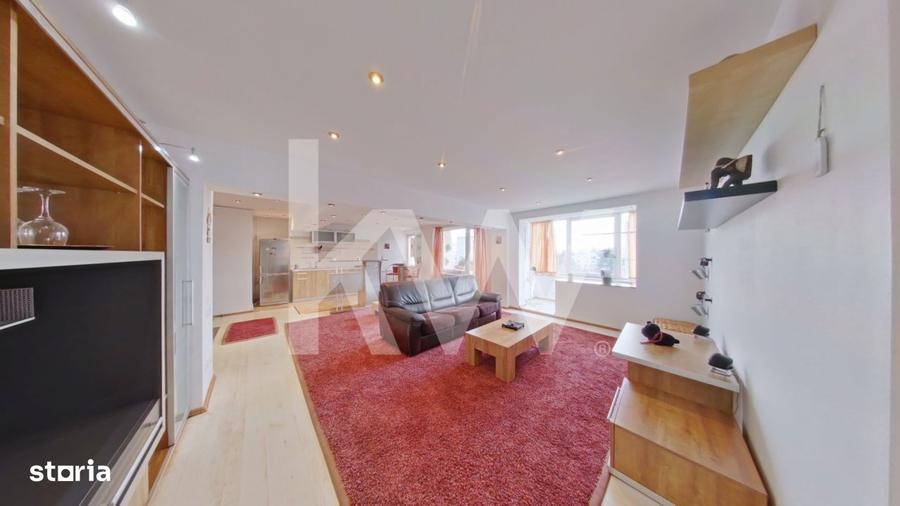 Apartament cu 2 camere semidecomandat, mobilat în Sud