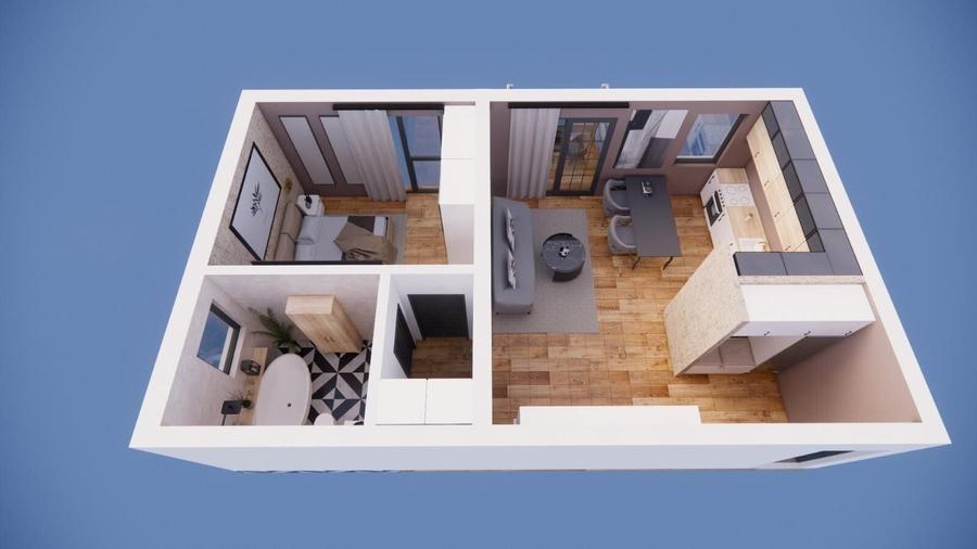 Apartament cu 2 camere decomandat în Freidorf