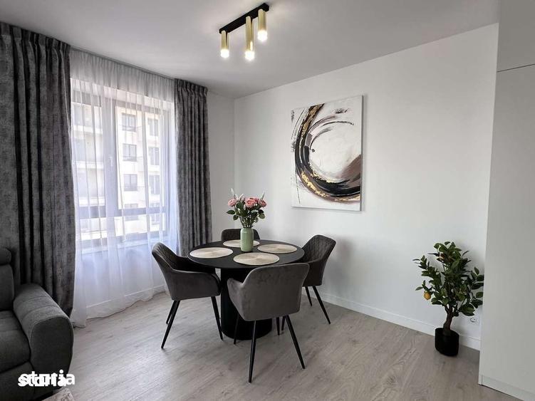 Apartament cu 2 camere decomandat, mobilat în Băneasa