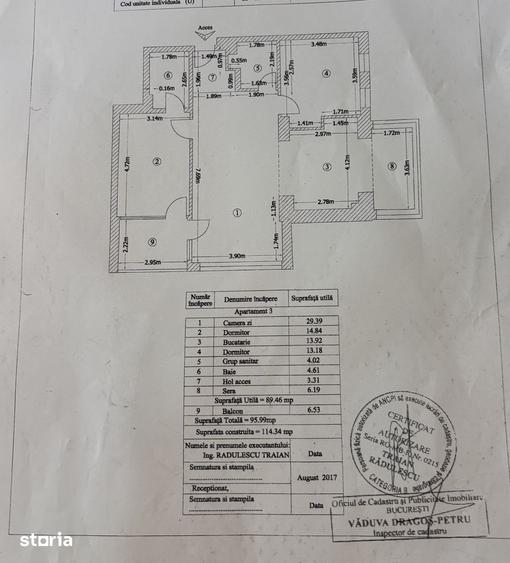 Apartament cu 3 camere în Aviației