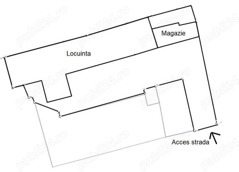Casă cu 4 camere cu Teren 302 Mp în 23 August