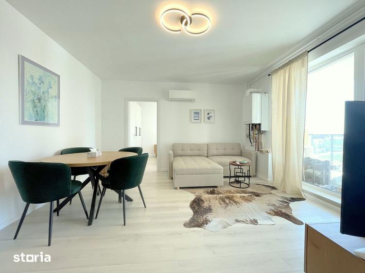 Apartament cu 3 camere, mobilat în Central