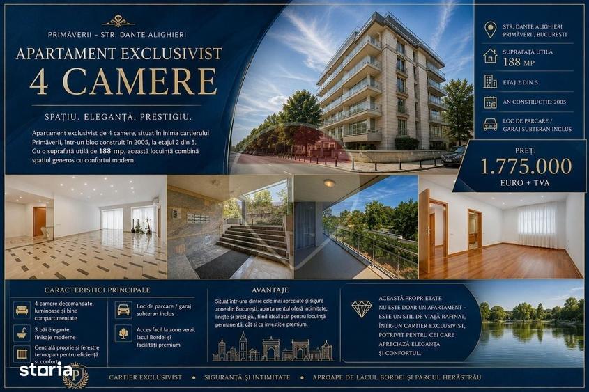 Apartament cu 4 camere decomandat în Primăverii