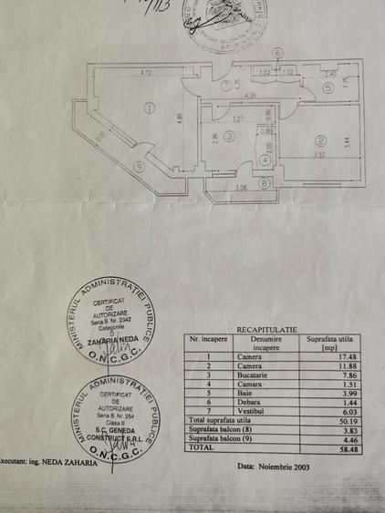 Apartament cu 2 camere decomandat în 13 Septembrie