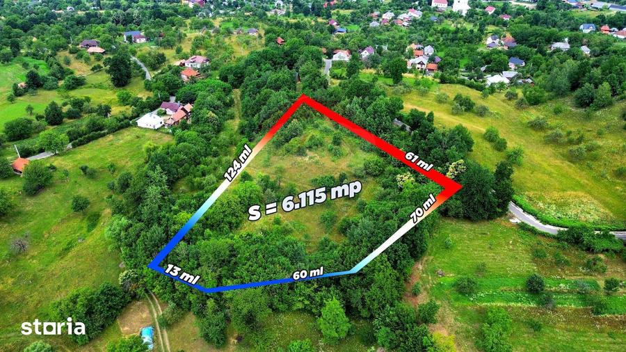 Teren de 6115 mp, în Șișești