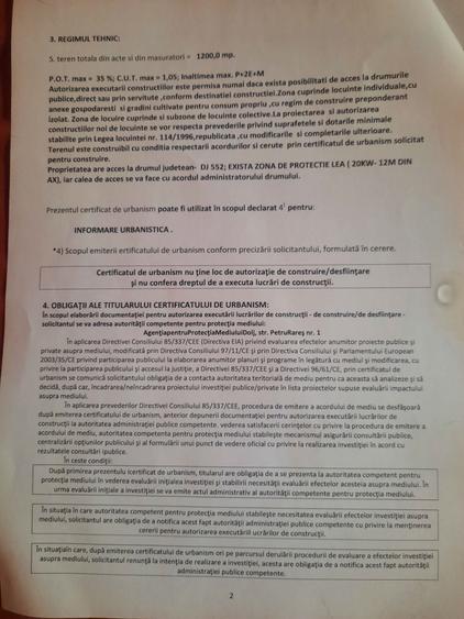 Teren de 1200 mp, în Popoveni