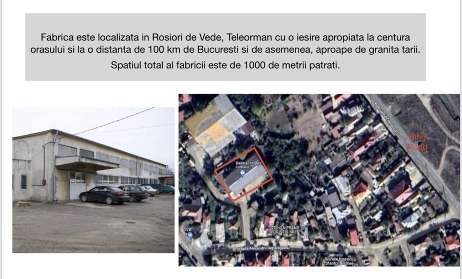 Spațiu industrial, de 870 mp, în Periferie