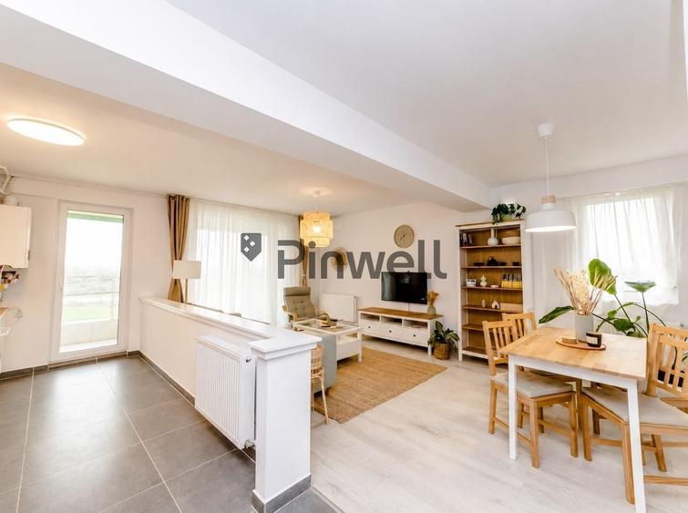 Apartament cu 2 camere semidecomandat, mobilat în Nord