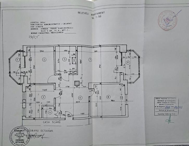 Apartament cu 4 camere în Central
