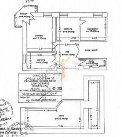 Apartament cu 3 camere decomandat, mobilat în Ultracentral