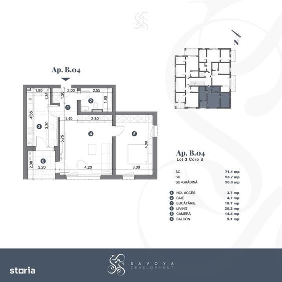 Apartament cu 2 camere în Freidorf