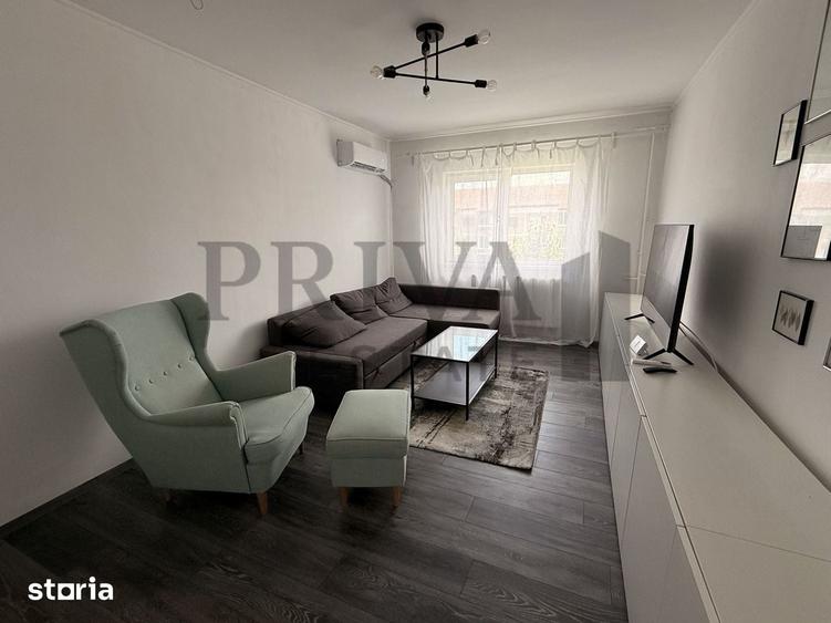Apartament cu 2 camere decomandat, mobilat în Aradului
