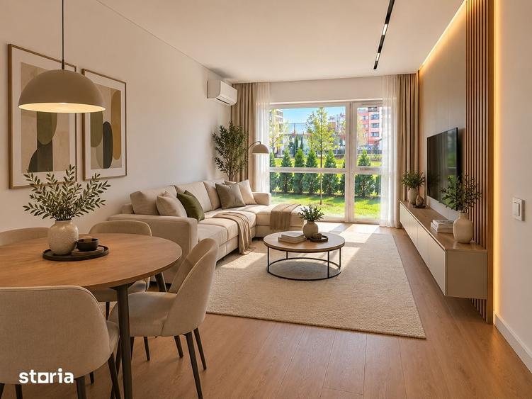 Apartament cu 2 camere decomandat în Chiajna