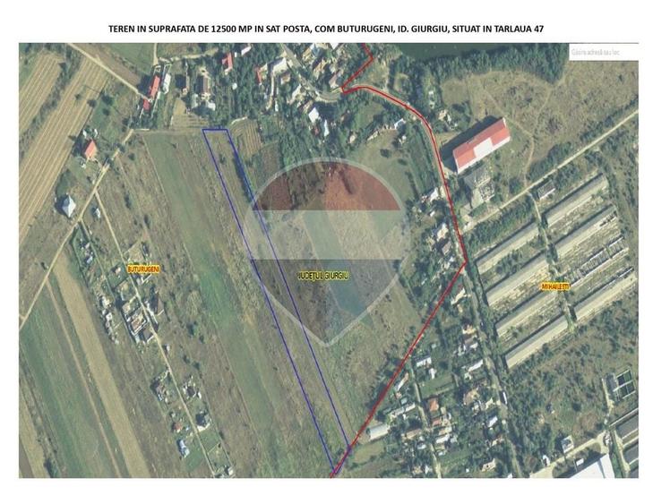 Teren agricol extravilan de 28800 mp, în Poșta