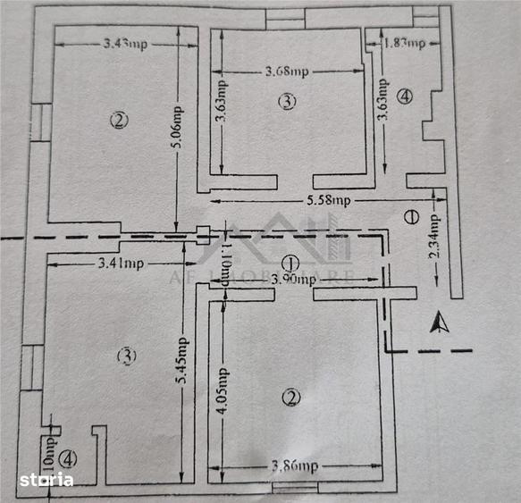 Apartament cu 3 camere in Copou - 12