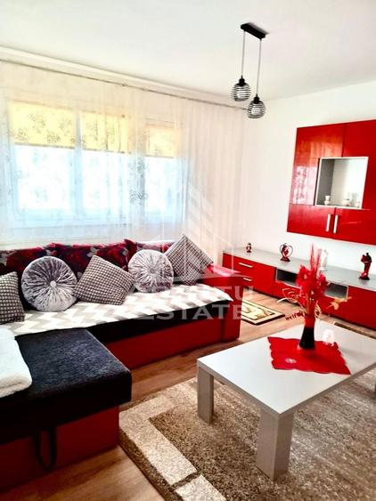 Apartament cu 2 camere semidecomandat, mobilat în Buziașului