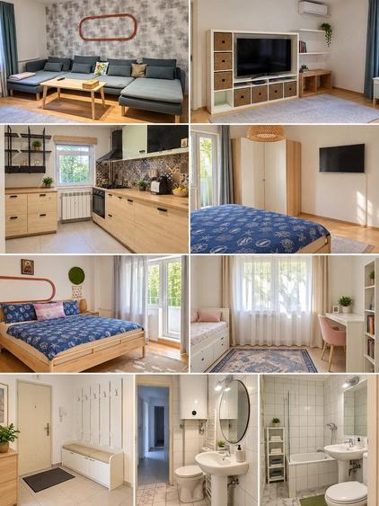 Apartament cu 3 camere decomandat, mobilat în Tei
