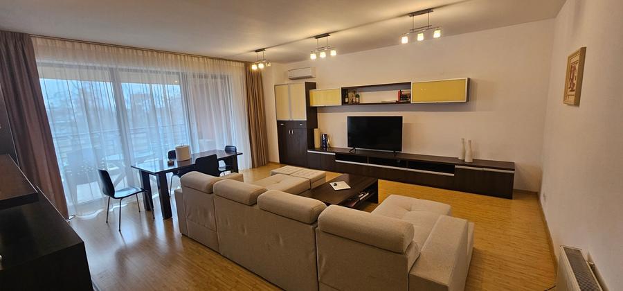 Apartament cu 3 camere decomandat, mobilat în Barbu Văcărescu