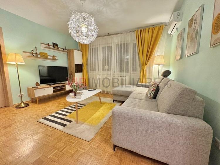 Apartament cu 2 camere semidecomandat, mobilat în Domenii