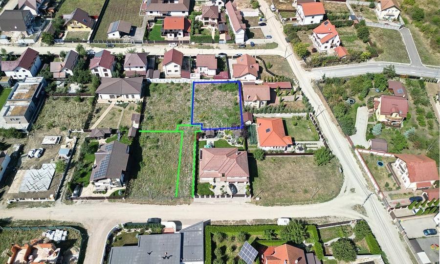 Teren Construcții intravilan de 823 mp, în Ghimbav Livadă