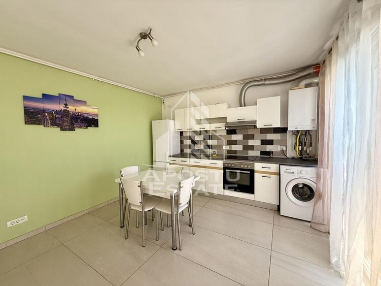 Apartament cu 2 camere decomandat, mobilat în Buziașului