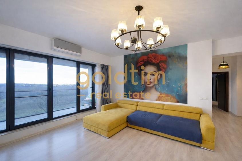 Apartament cu 3 camere semidecomandat, mobilat în Pipera — fotografia 2