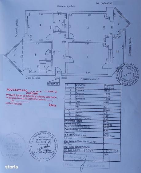 Apartament cu 3 camere decomandat, mobilat în Faleză