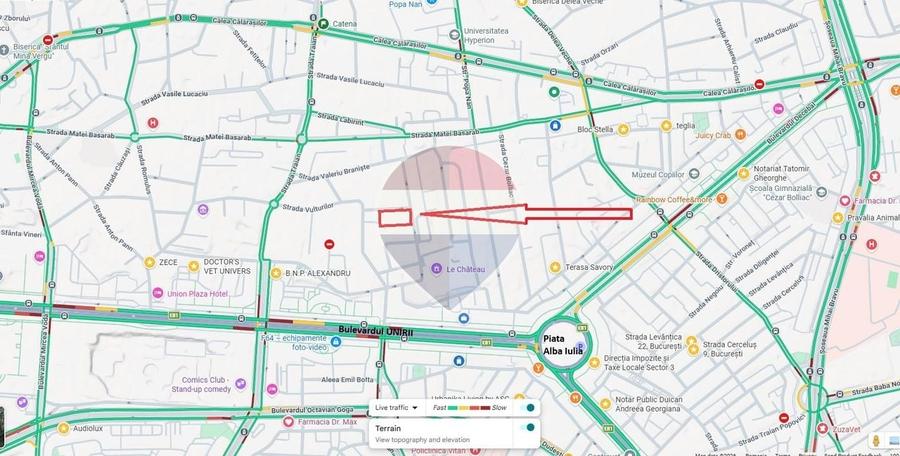 Teren Construcții intravilan de 393 mp, în Unirii