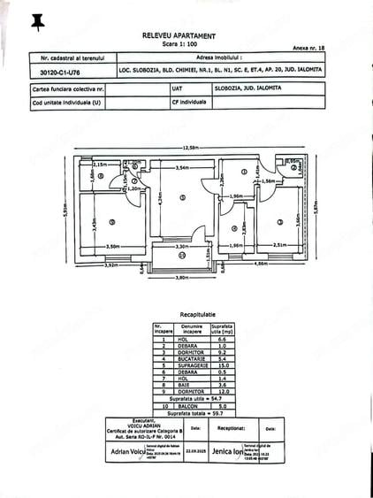 Apartament cu 3 camere decomandat în Exterior Vest