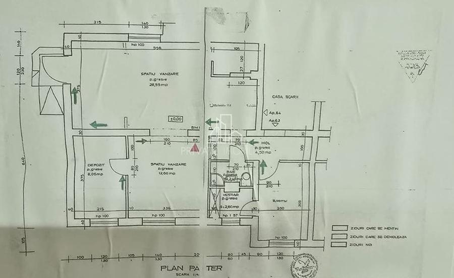 Spațiu comercial, de 70 mp, în Libertății