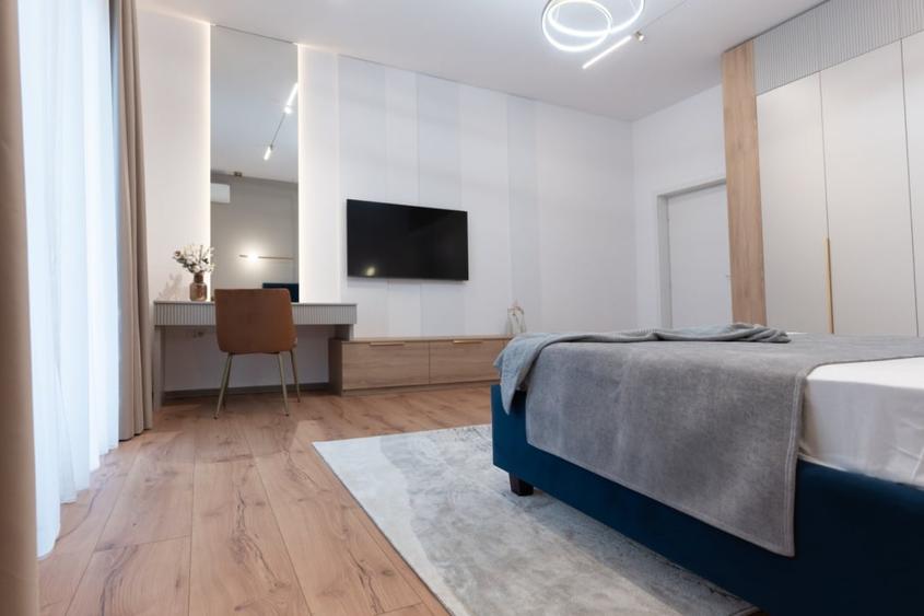 Apartament cu 3 camere, mobilat în Tunari