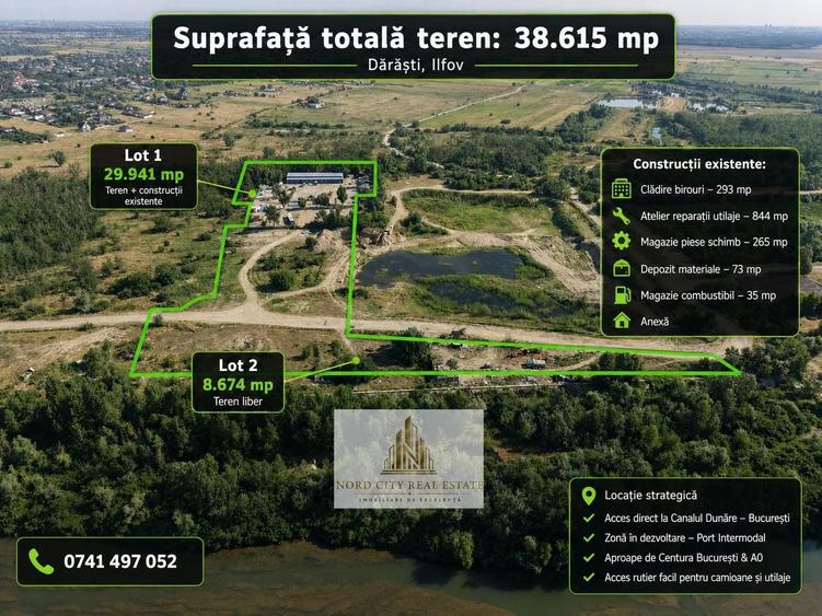 Spațiu industrial, de 1,530 mp, în Dărăști-Ilfov