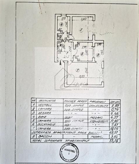 Apartament cu 2 camere decomandat în Herăstrău