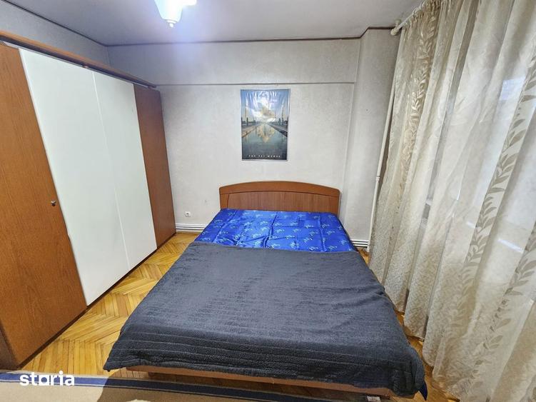 Apartament cu 3 camere semidecomandat, mobilat în Obor