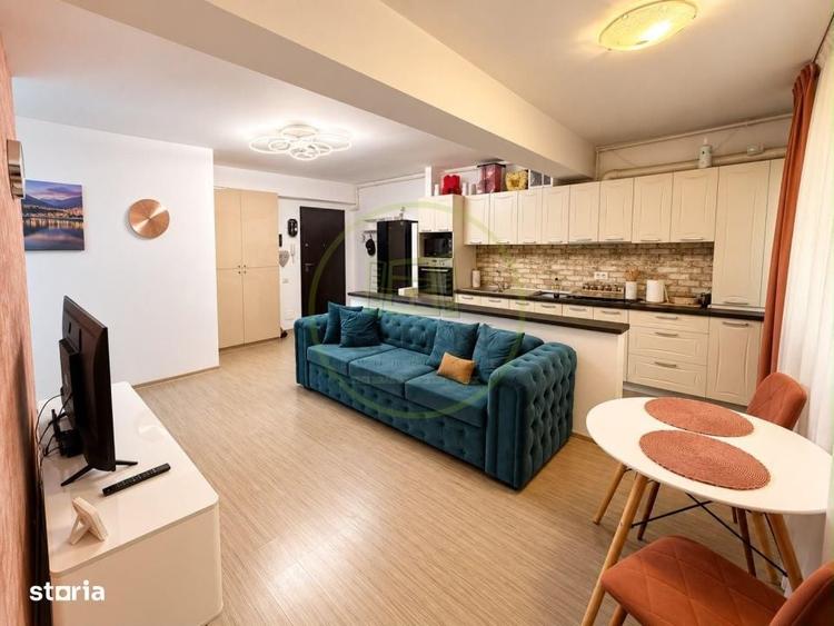 Apartament cu 2 camere semidecomandat în Nord