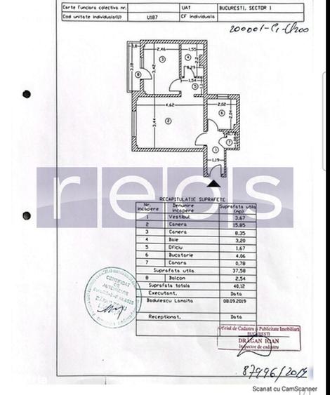 Apartament cu 2 camere în Gara de Nord