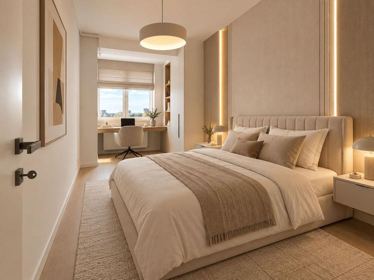 Apartament cu 4 camere decomandat, mobilat în Pipera