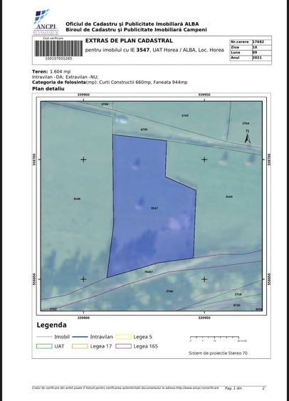 De vanzare teren intravilan 1.604 mp Matisesti, Parcul National Apuseni - 1