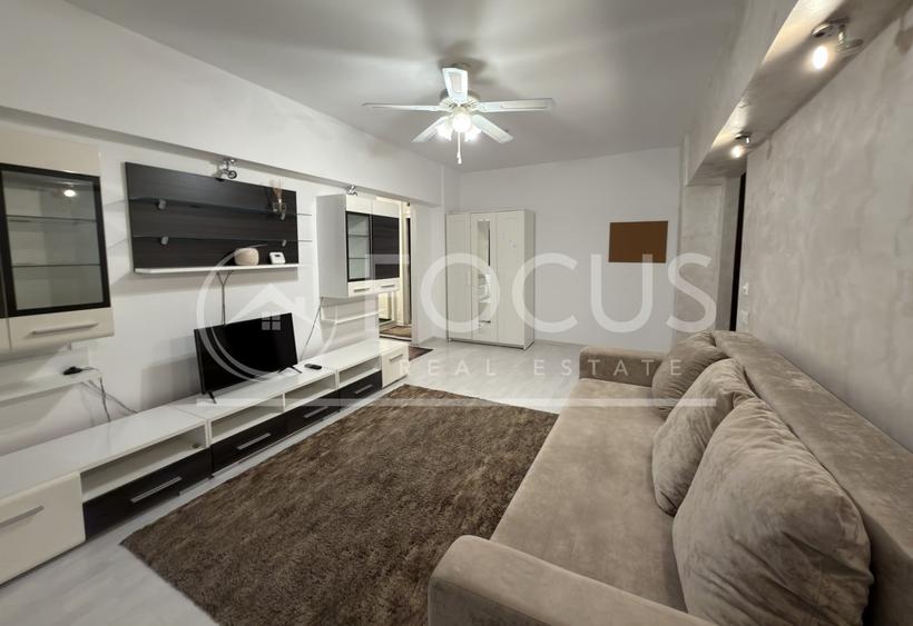 Apartament cu 3 camere semidecomandat, mobilat în Obor