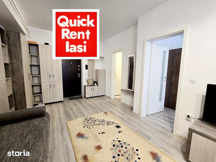 Palas Mall Bloc Nou Apartament 2 Camere Open Space Modern De Inchiriat - 10