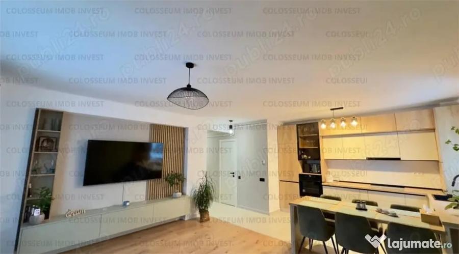 Apartament cu 3 camere decomandat, mobilat în Tractorul