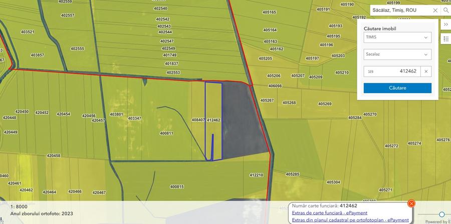 Teren agricol extravilan de 9.5 mp, în Săcălaz