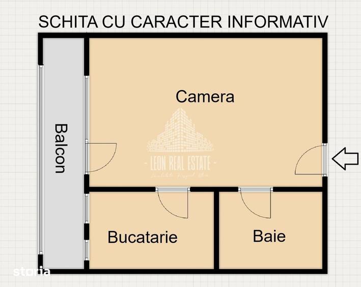 Garsonieră în Baciu