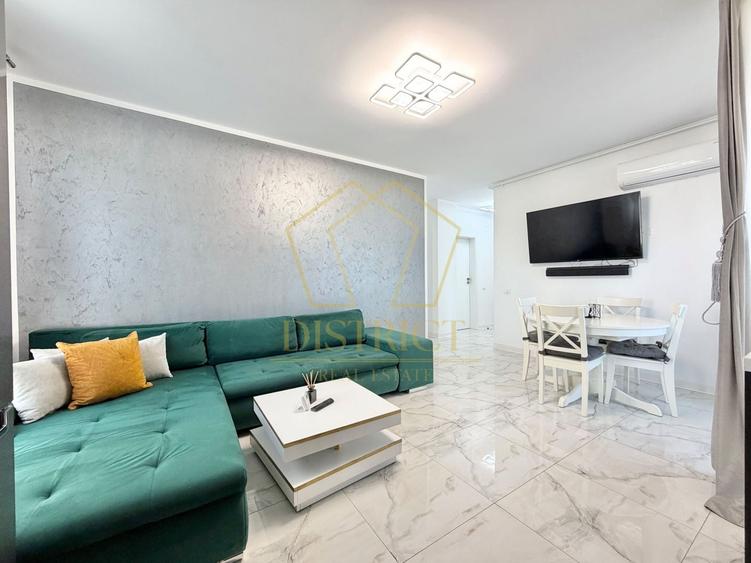 Apartament cu 3 camere semidecomandat, mobilat în Torontalului