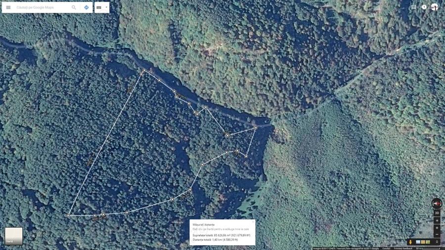 Teren de 85000 mp, în Dobra