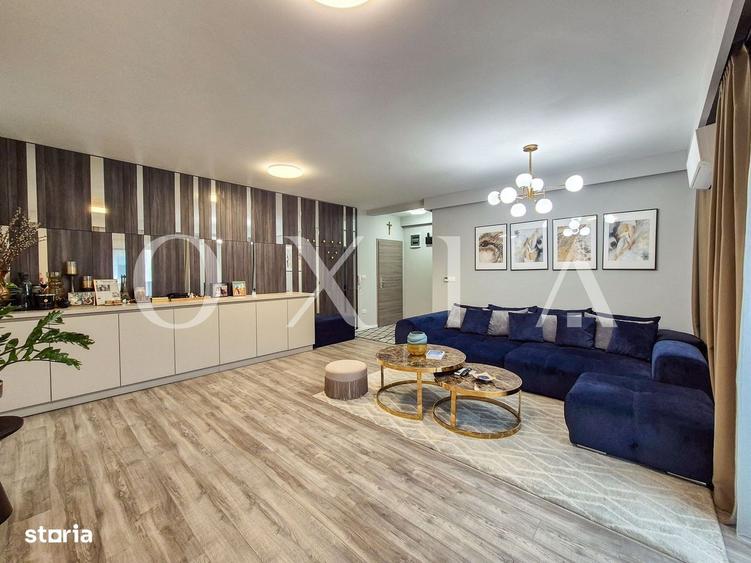 Apartament cu 4 camere semidecomandat, mobilat în Chișoda