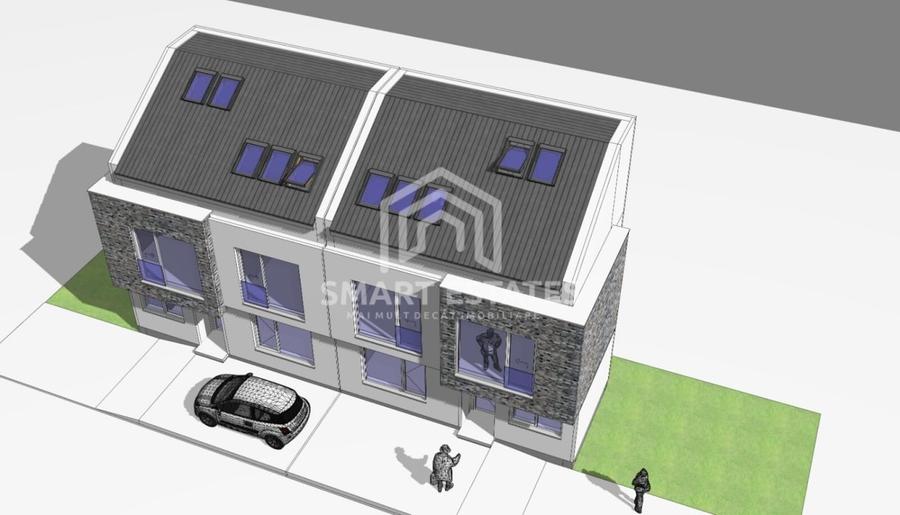 Duplex cu 4 camere cu Canalizare în Metalurgiei