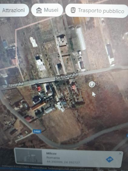 Teren de 2595 mp, în Milcovu din Deal