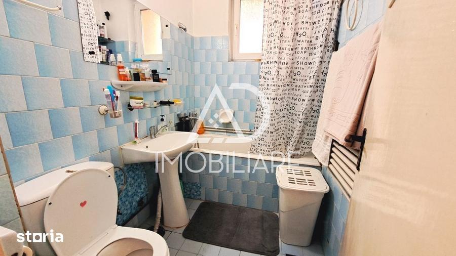 Apartament cu 3 camere semidecomandat în Central
